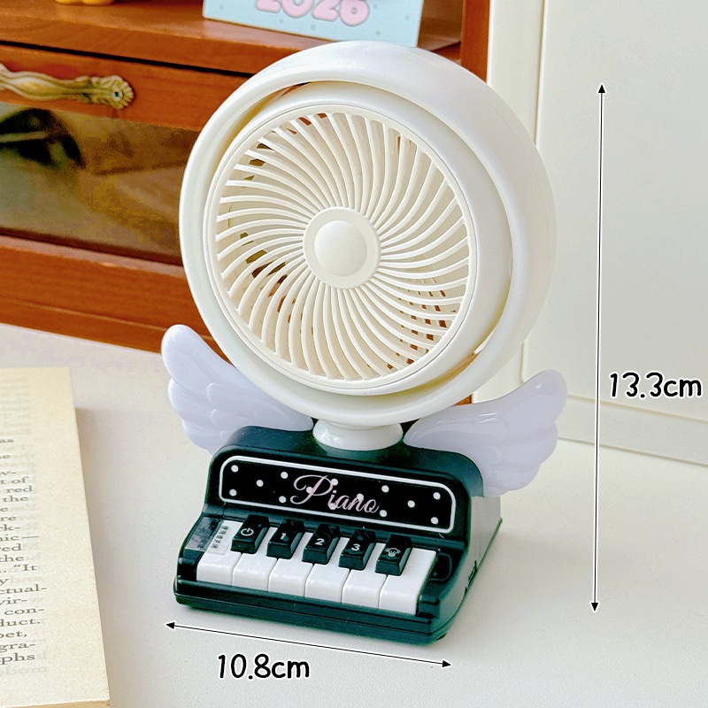 New Mini Piano Night Light Fan - Image 2
