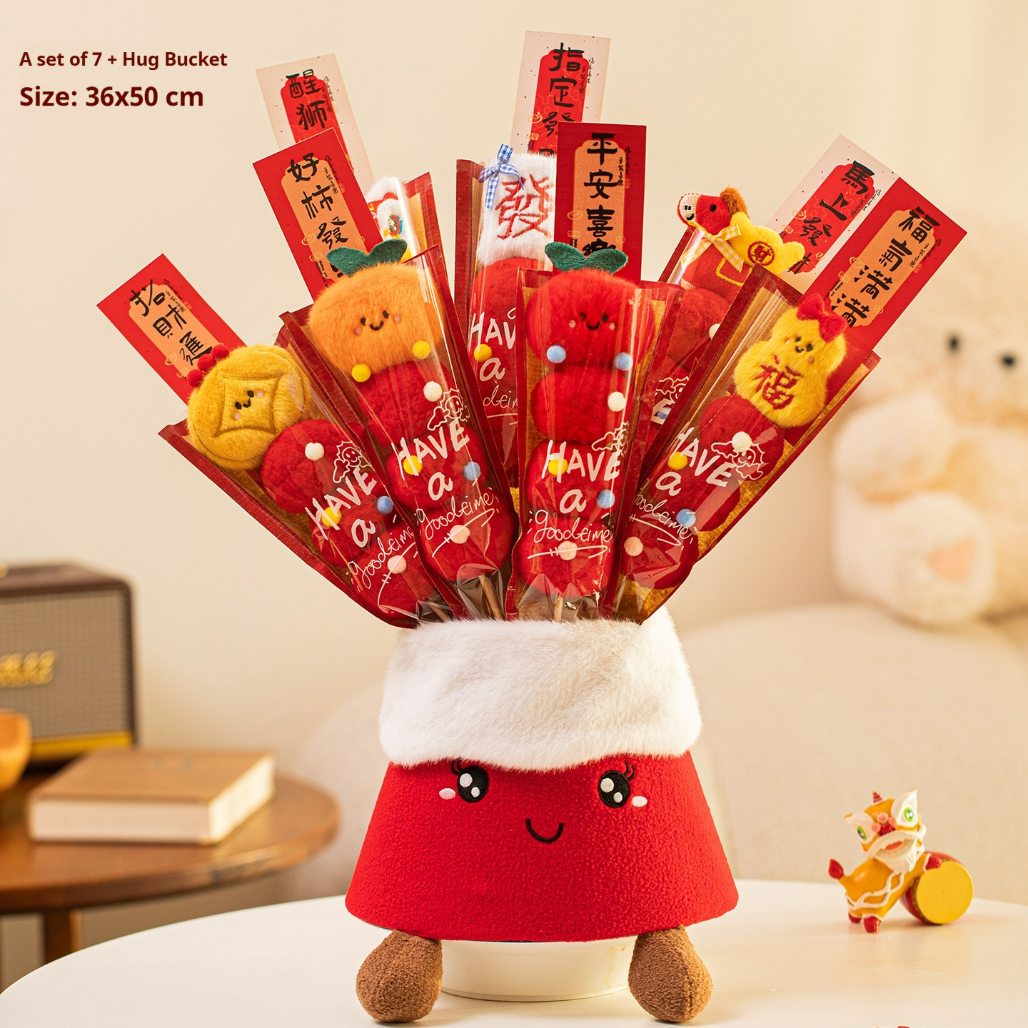 Spring Festival Plush Candied Hawthorn Desktop Ornaments For Decoration And Display - Image 8