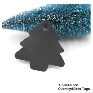 Tree-shaped Paper Label Kraft Paper Card