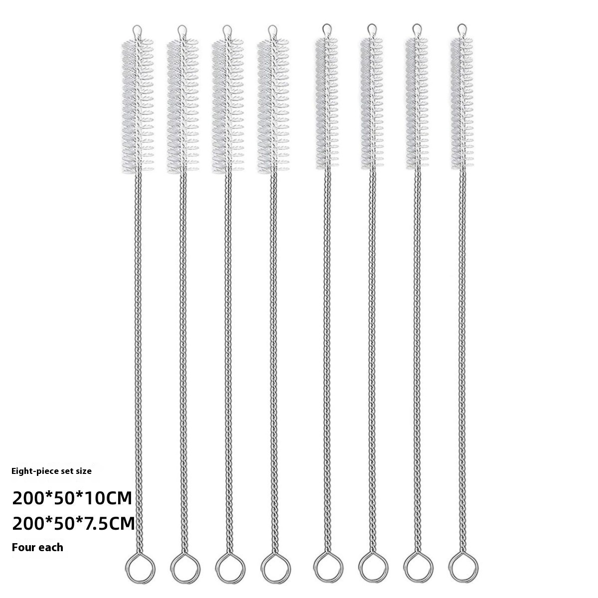 Nylon Cleaning Brush Set Stainless Steel - Image 3