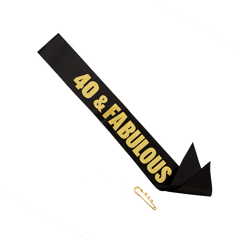 Birthday party straps