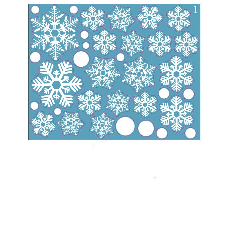 Static glass window Christmas and New Year glass stickers - Image 4