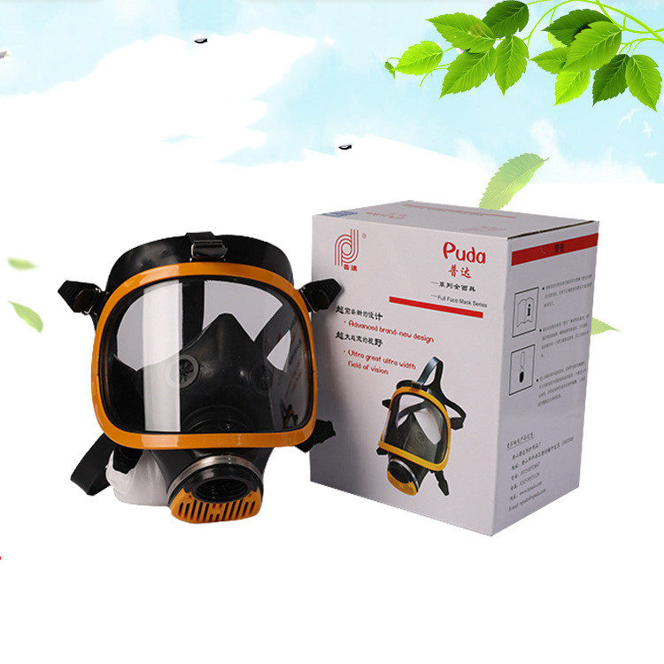 Wide view silicone anti-virus full face mask