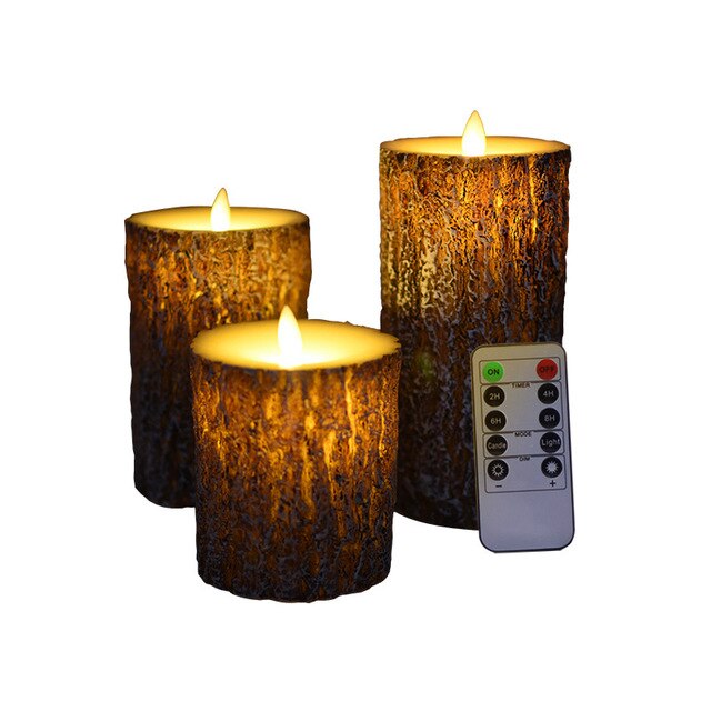 Creative layout proposal led night light fake paraffin