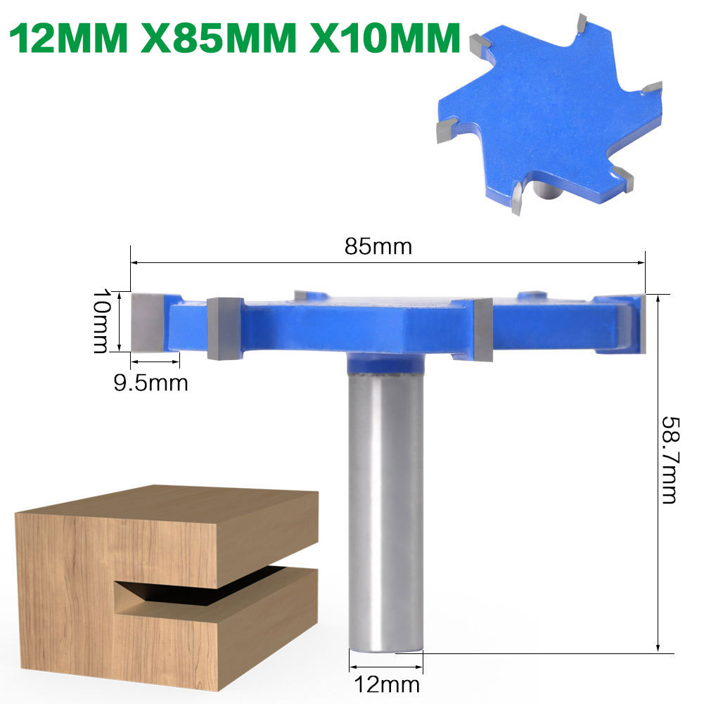 Woodworking Tools With Extended T-slot Cutters, Groove Cutters, T-slot Cutters - Image 6