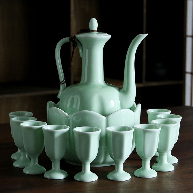 Ceramic Chinese Style Song Wine Pot Liquor Divider - Image 8