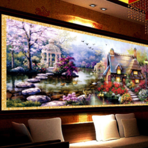 Mona Lisa New Dream Home Cross Wholesale Factory Direct Garden Small Living Landscape Garden Cottage
