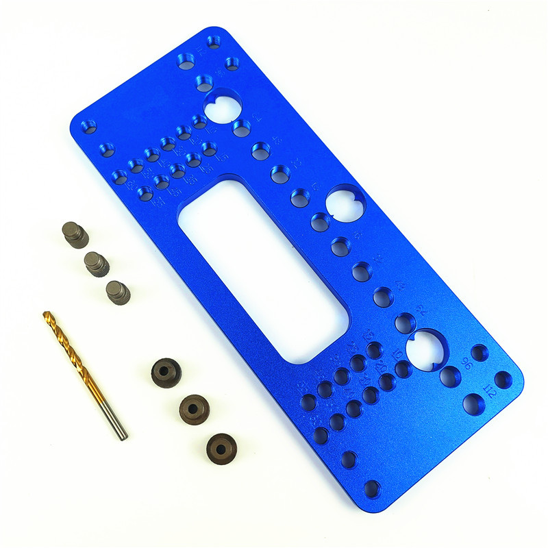 Woodworking door handle positioning hole punch - Image 4