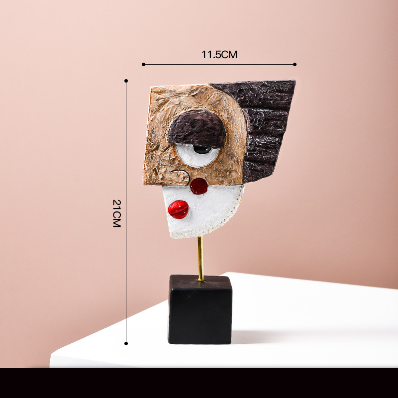 Nordic Style Resin Crafts Creative Living Room Wine Cabinet Decoration - Image 4