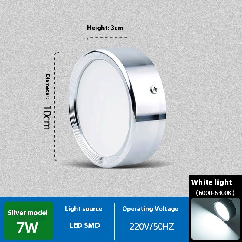 Non Perforated Ceiling Mounted Black Diffuse Hallway Ceiling Light - Image 37