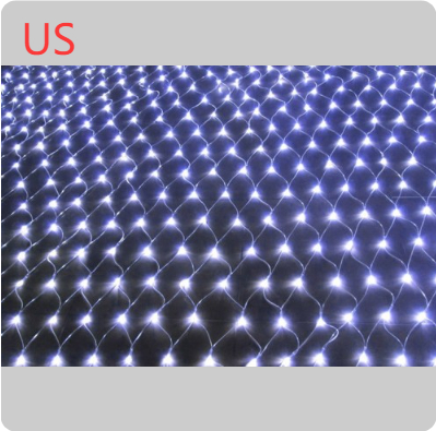 Christmas led lights string lights outdoor waterproof fishnet lights full of stars paved holiday lights wedding ins decorative lights - Image 3
