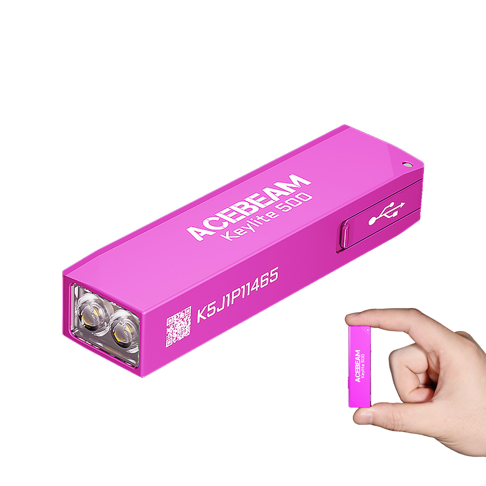 High-Intensity Rechargeable Keychain Flashlight For Home Use - Image 5