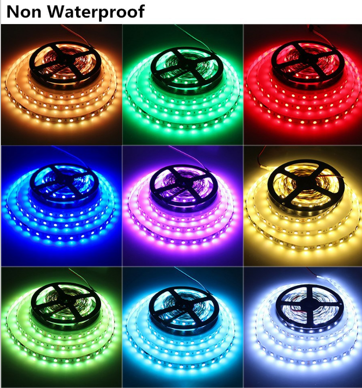 LED Light Strips Highlight 60 Light Beads Epoxy Waterproof Soft Strips - Image 2