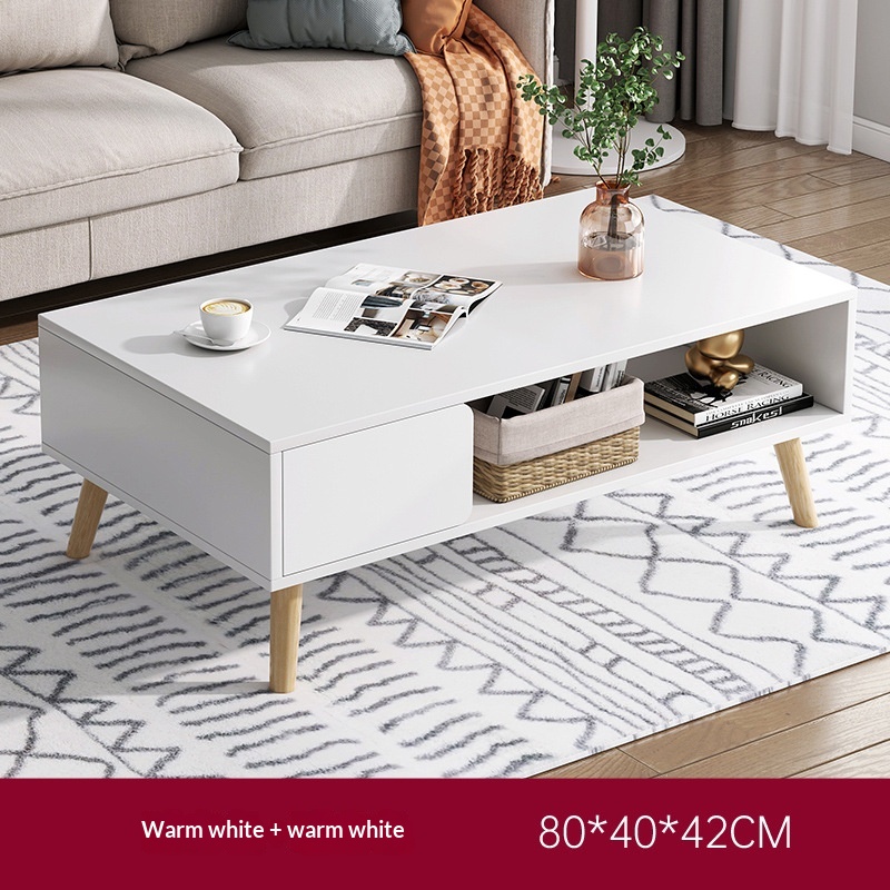 Minimalist, Modern Light-luxury Coffee Table For Small Apartments Nordic-style Side Table