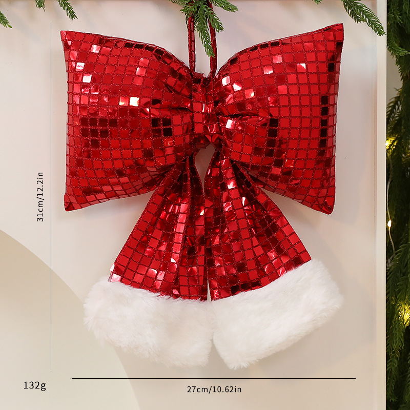 Mirror Bow Christmas Tree Decoration - Image 6