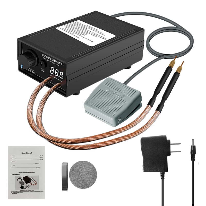 Portable Spot-welder Rechargeable Lithium Battery Spot-welder High Power Household Full Set Welding Machine - Image 2