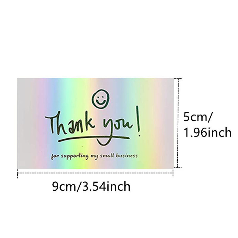 50 Sheetspack Laser Holographic Gift Card Greeting Card Gift - Image 6