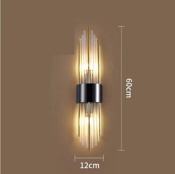 Crystal Wall Lamp Living Room Background Wall Stairs Aisle Light - Image 14