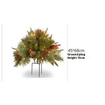 Outdoor Floor Outlet Light-emitting Decorations Simulation Christmas Pine - Image 2