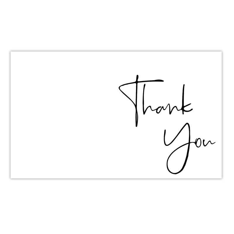 Simple Gift Packaging Greeting Coated Paper Card - Image 8