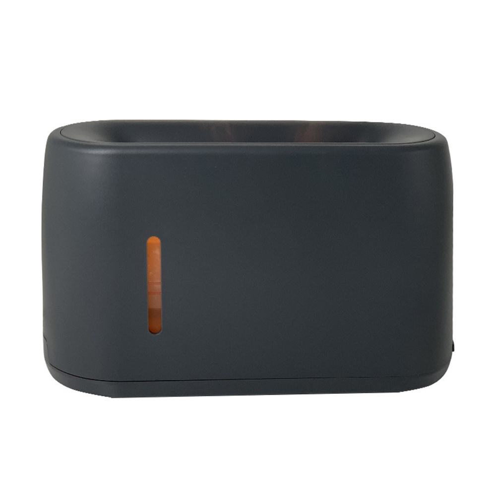 Simulation Flame Aromatherapy Humidifier 200ml Large Fog Volume Remote Control Ambient Light Home Flame Humidifier - Image 2