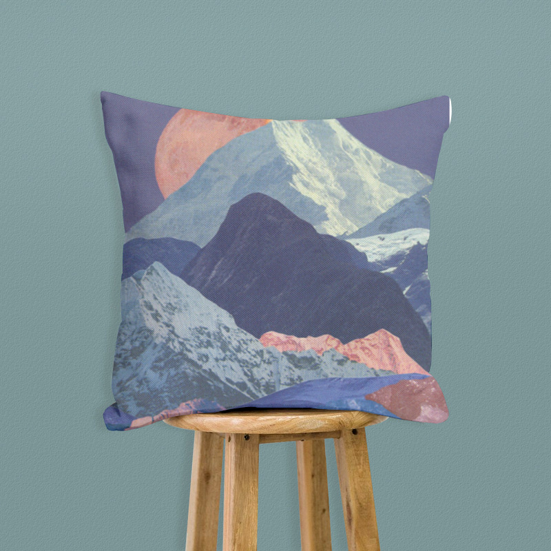 Creative Digital Print Mountains Pillowcase - Image 3