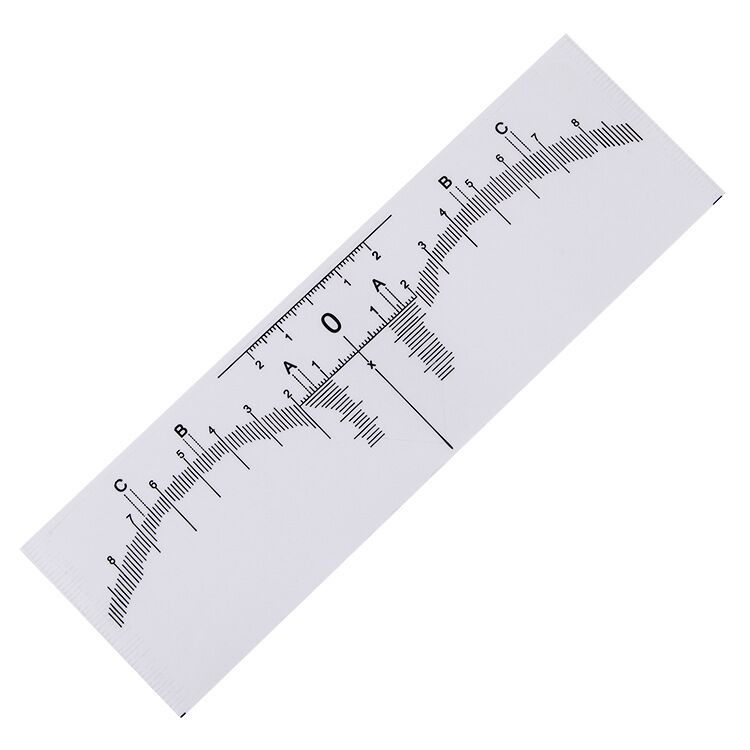 One-time Wenxiu Eyebrow Ruler Transparent And Paste Wenxiu Eyebrow Ruler