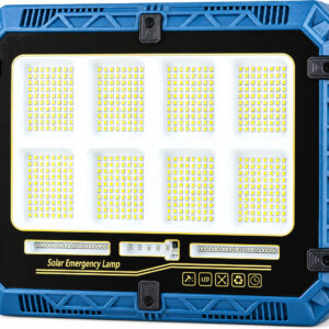 Solar Powered Rechargeable Battery Display 18650 W8113 4 LED Safety Light OEM Lighting Factory Outdoor