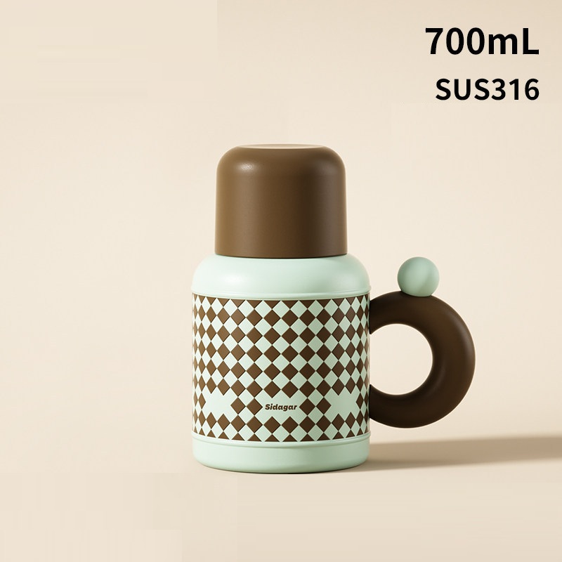 Stainless Steel Car Straw Portable Cup