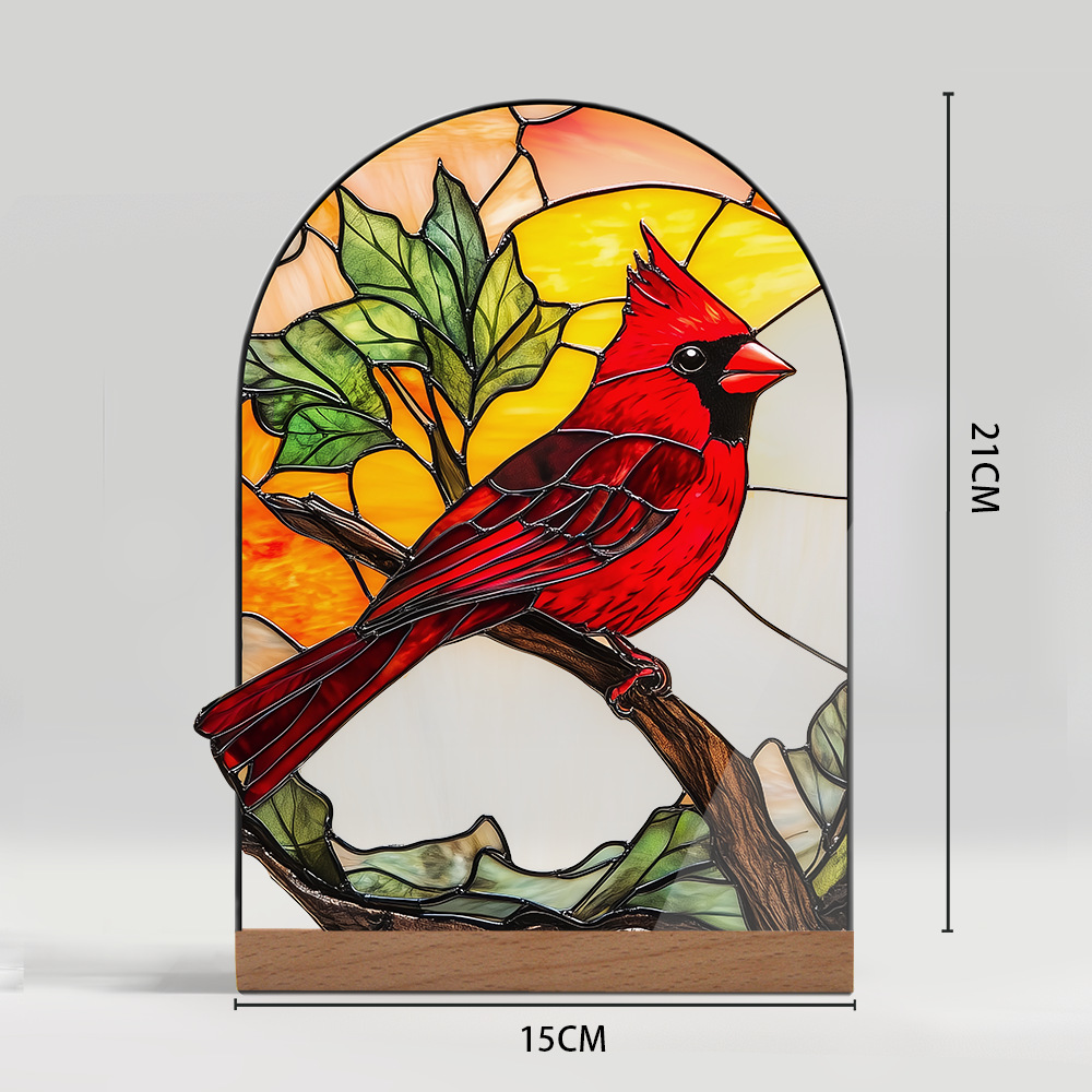 Plant Floral And Landscape Decorative Acrylic Ornaments With A Glass-like Texture - Image 8