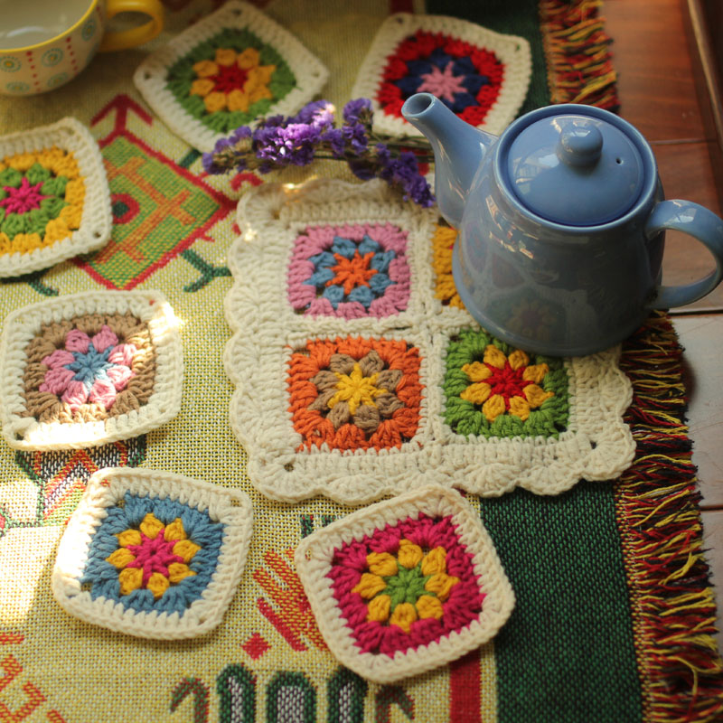 Pastoral forest handmade European pastoral style creative coaster - Image 2