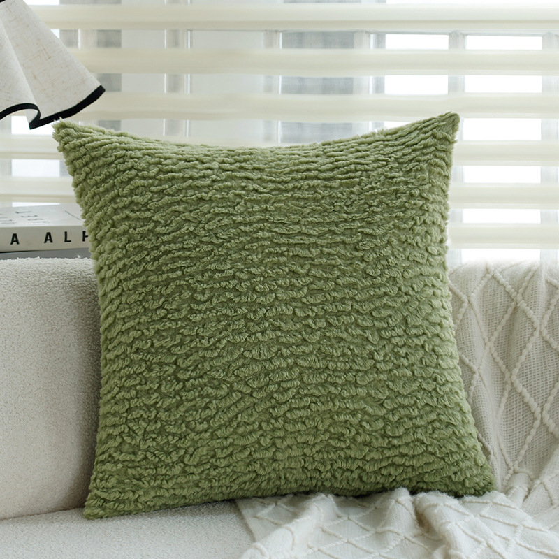 Retro Green Sofa Bedside Throw Pillow - Image 3
