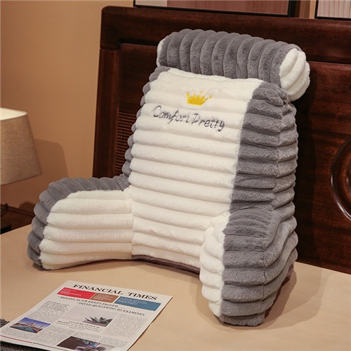 Cartoon Artificial Rabbit Fur Large Backrest Balcony Couch Pillow Removable And Washable - Image 4