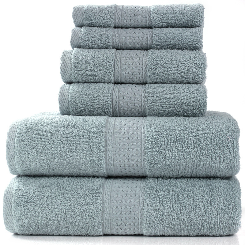 Cotton absorbent towel set of 3 pieces and 6 pieces - Image 4