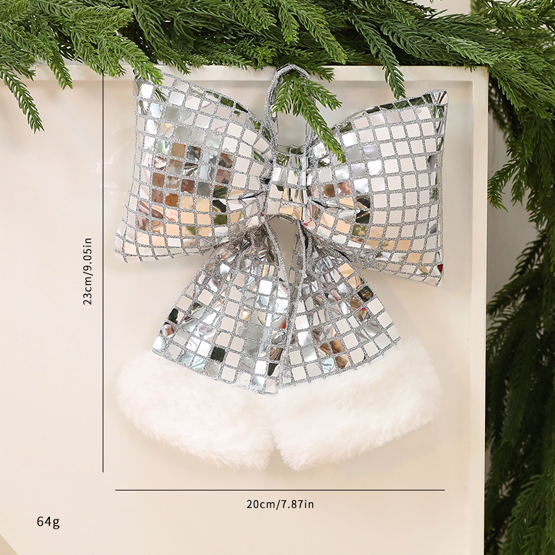 Mirror Bow Christmas Tree Decoration - Image 8