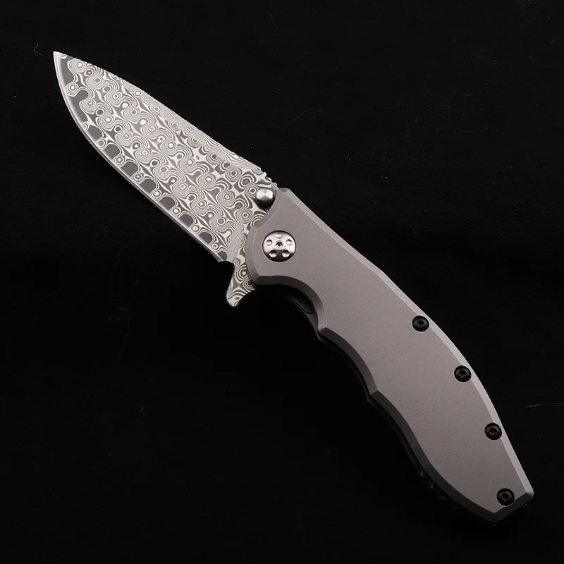 Titanium Alloy Folding Knife Outdoor High Hardness Sharp Portable