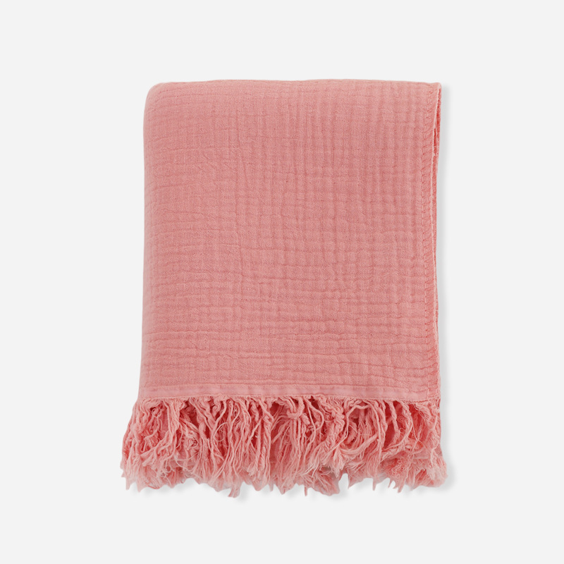 High-density Gauze Baby Bath Towel Pure Cotton Crepe Fabric - Image 3