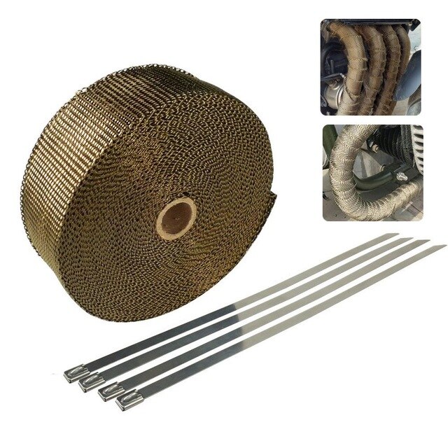 Motorcycle exhaust pipe insulation belt - Image 2