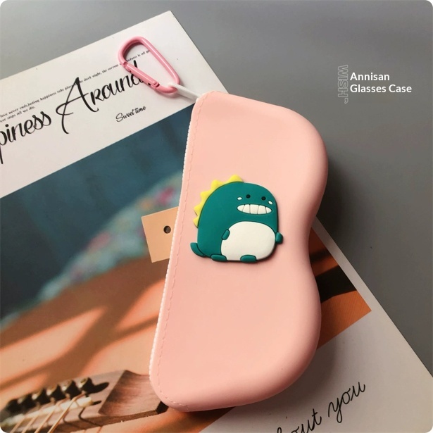 Silicone Waterproof Hanging Storage Box For Girls' Flat Mirror