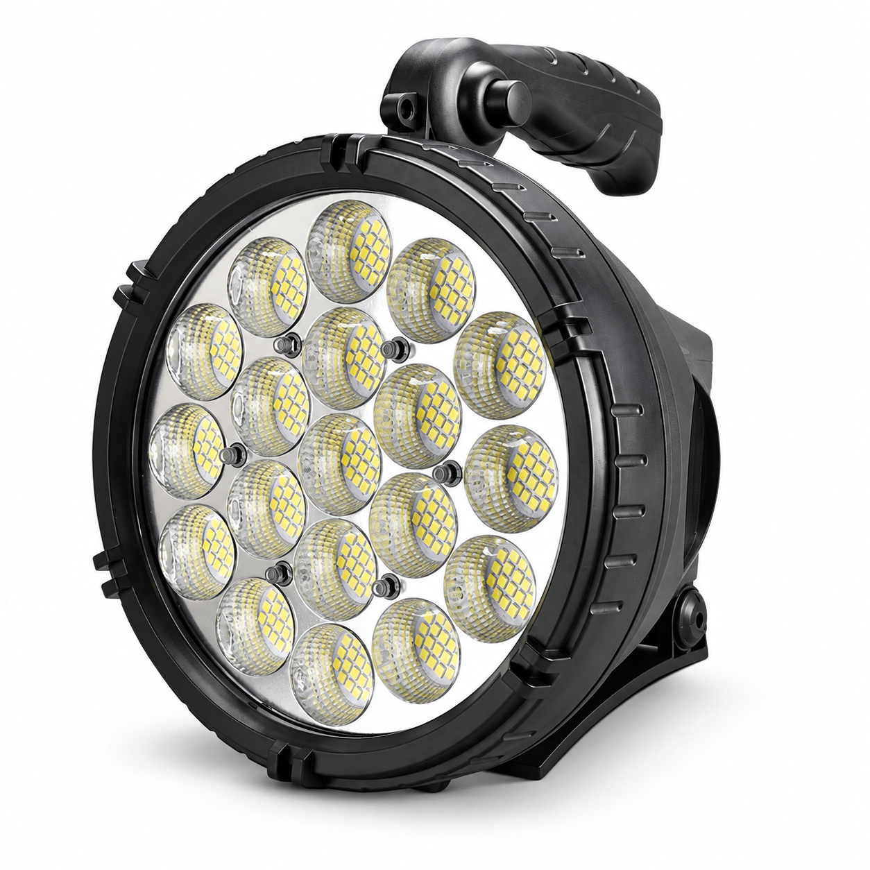 Rechargeable Battery Display LED Work Light 9000mAh For Auto W868A 2200LM Flood 6x 18650 Red