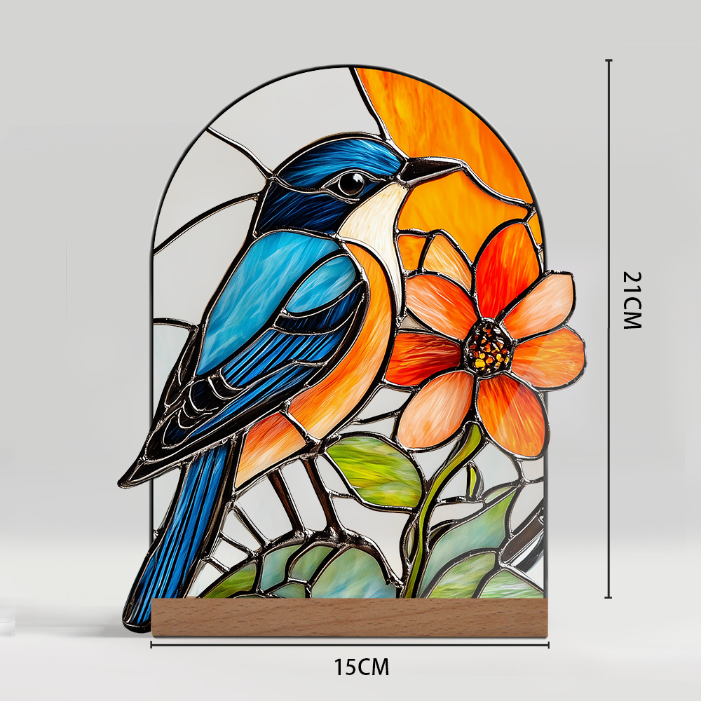 Plant Floral And Landscape Decorative Acrylic Ornaments With A Glass-like Texture - Image 6