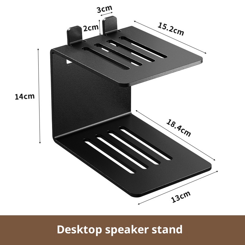 Metallic Desktop Sound Shockproof Elevated Rack