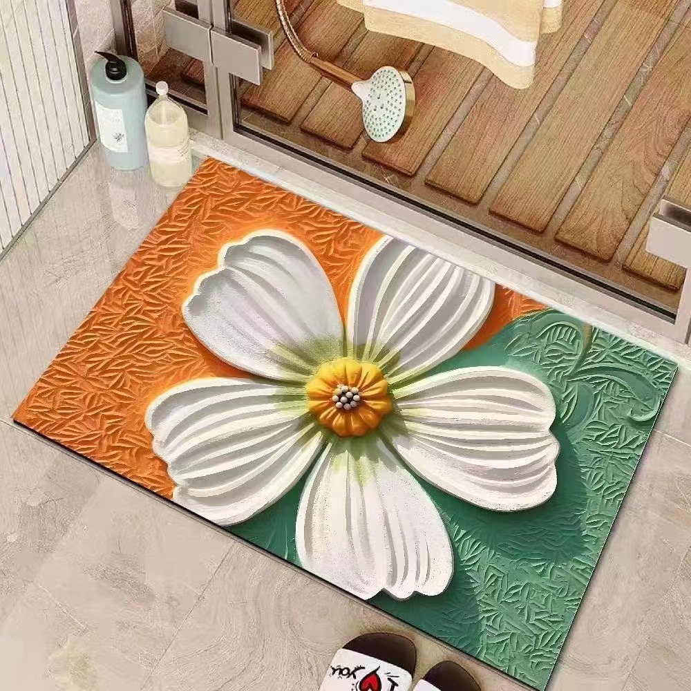 Strictly Selected Household Diatom Ooze Foot Mat Bathroom Non-slip Mat Quick-drying Absorbent - Image 4