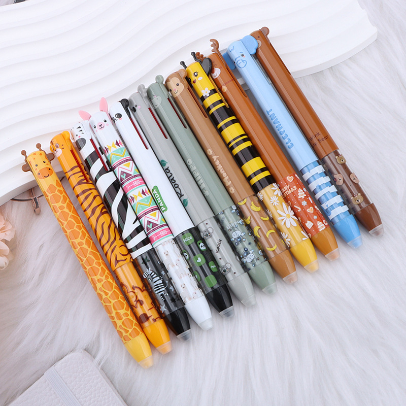 Student Erasable Gel Pen Cute Animals