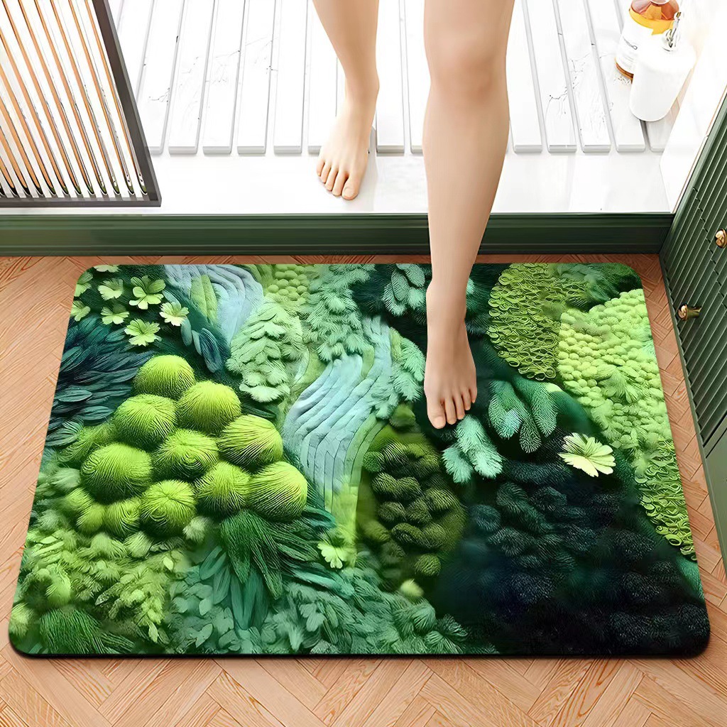 Strictly Selected Household Diatom Ooze Foot Mat Bathroom Non-slip Mat Quick-drying Absorbent - Image 12