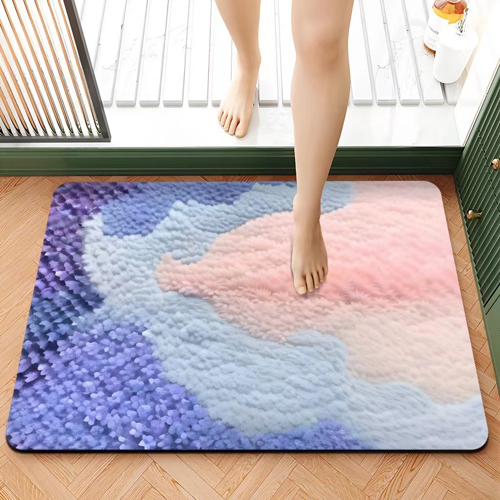 Strictly Selected Household Diatom Ooze Foot Mat Bathroom Non-slip Mat Quick-drying Absorbent - Image 10