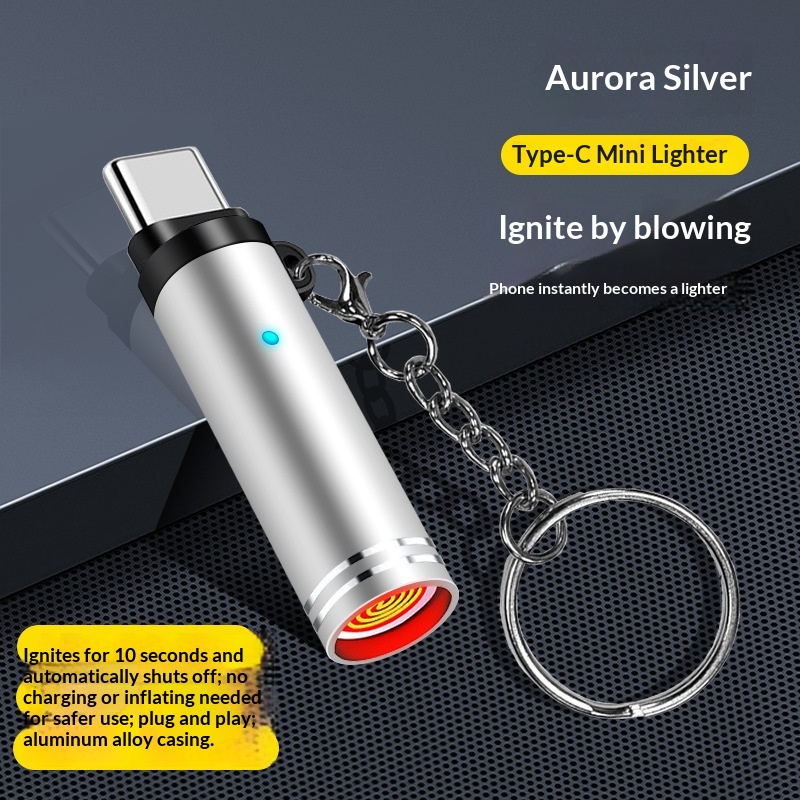 Type-C Phone-direct Mini Flameless Cigarette Lighter - Image 2