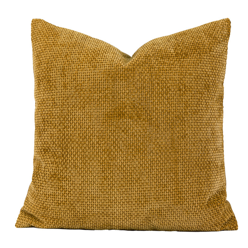 Turmeric-yellow And Beige Pillow Covers For Living Room Sofas Modern Style - Image 4