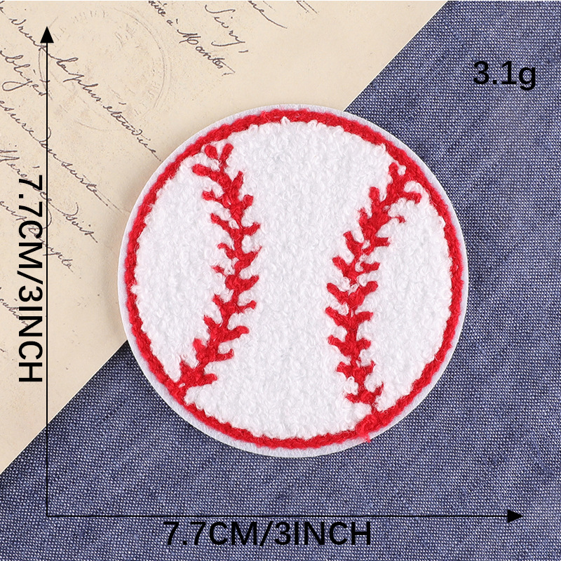 Computer Embroidery Towel Embroidery Baseball Cloth Label