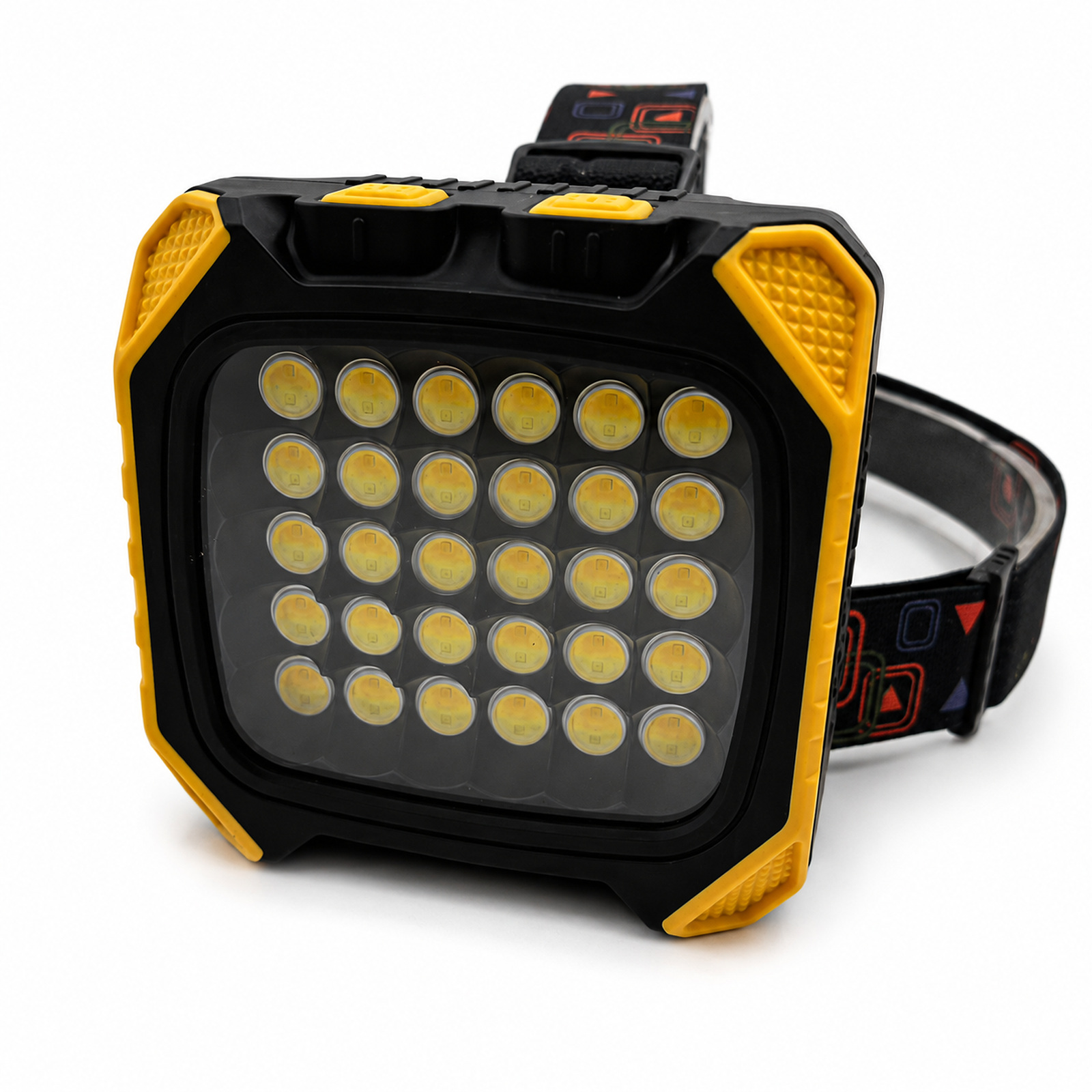 Rechargeable Battery Display Power Bank Function Type C LED Headlamp W6130 7 Blue Headlight Head